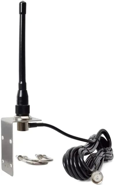 hyshikra vhf marine antenna 156 163mhz rubber boat antenna with 5m 16 4ft 63 99 picclick