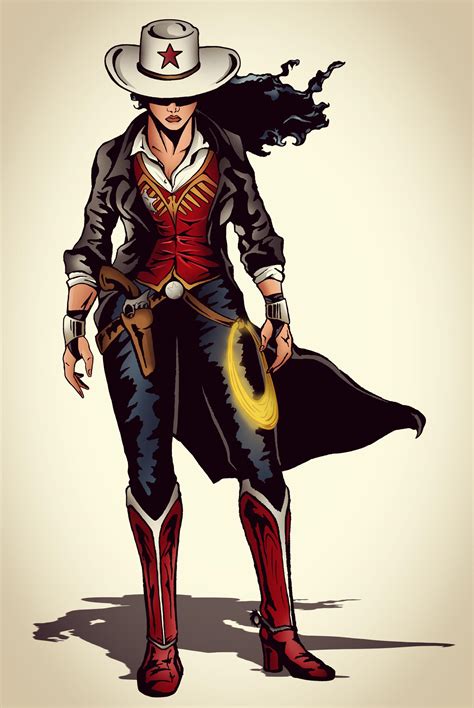 I Redesigned Sheriff Prince Wonder Woman From The Justice Riders One Shot Currently Writing A
