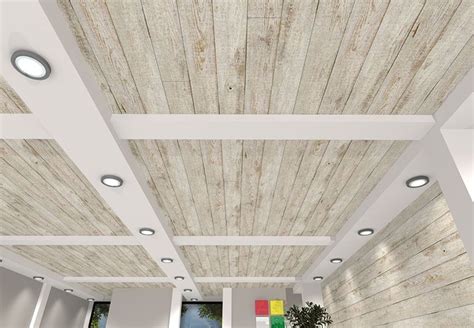 Wood ceiling panels, planks, clouds & canopies. White Barn Wood ceiling panels. See more designs at ...