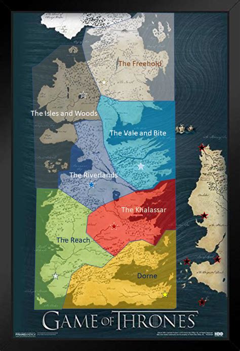 Got 7 Kingdoms Map Gambaran
