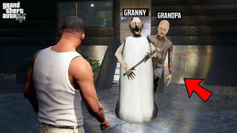 I Found Scary Granny And Grandpa In Gta 5 Gta 5 Granny Gameplay