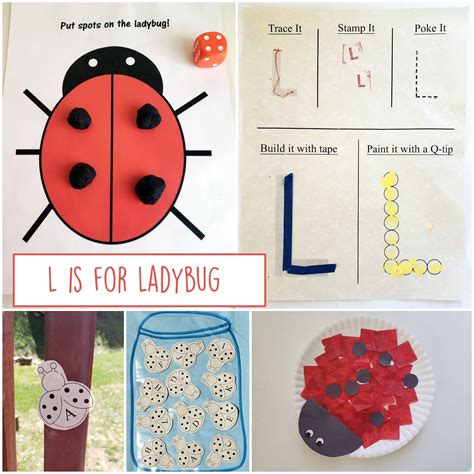 Moms Tot School L Is For Ladybug