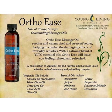 Young Living Ortho Ease Massage Essential Oil 236ml Shopee Philippines