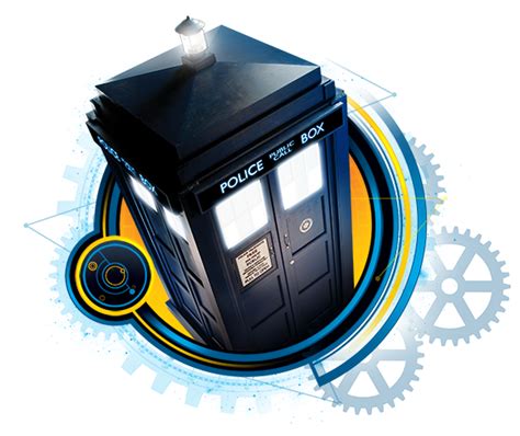 Transparent Thirteenth Doctor Tardis Doctor Who Into The Time Vortex
