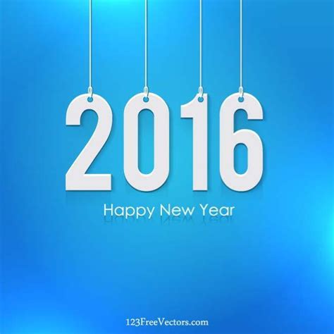 Happy New Year 2016 Card