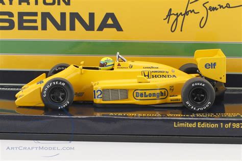 Ayrton Senna Lotus 99t 12 Winner Monaco Gp Formula 1 1987 540874392