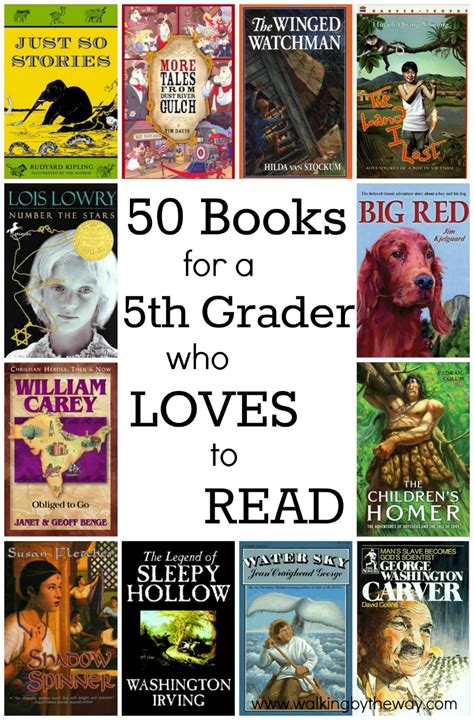 50 Books For A 5th Grader Who Loves To Read Walking By The Way