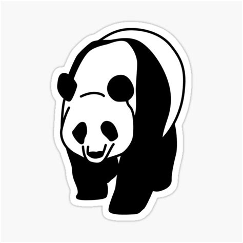 Panda Sticker By Bara2222 Redbubble