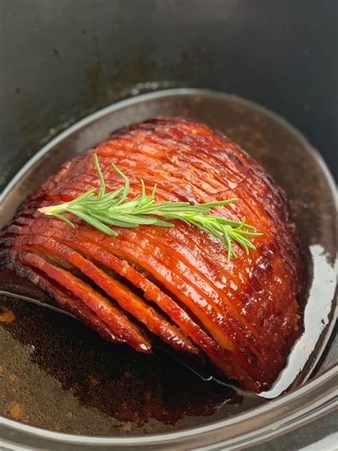 Slow Cooker Honey Glazed Ham Ham Recipe Boneless Ham Crock Pot
