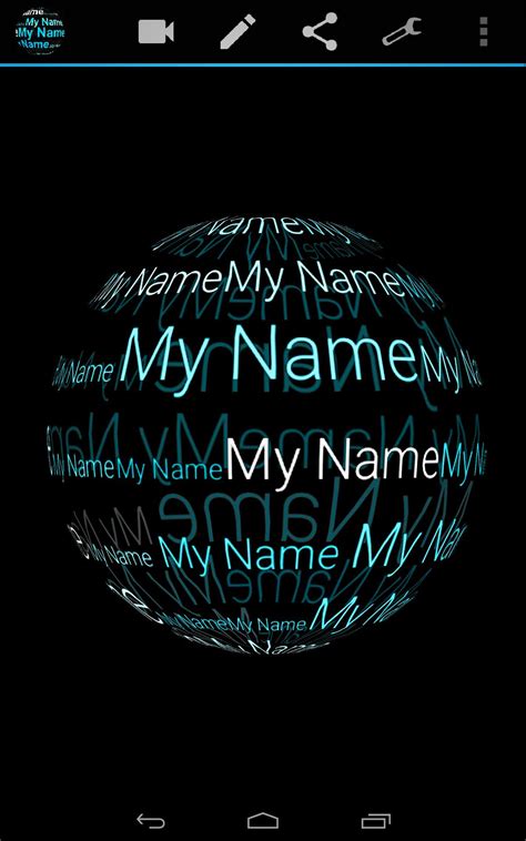 My Name In 3d Live Wallpaper For Android Apk Download