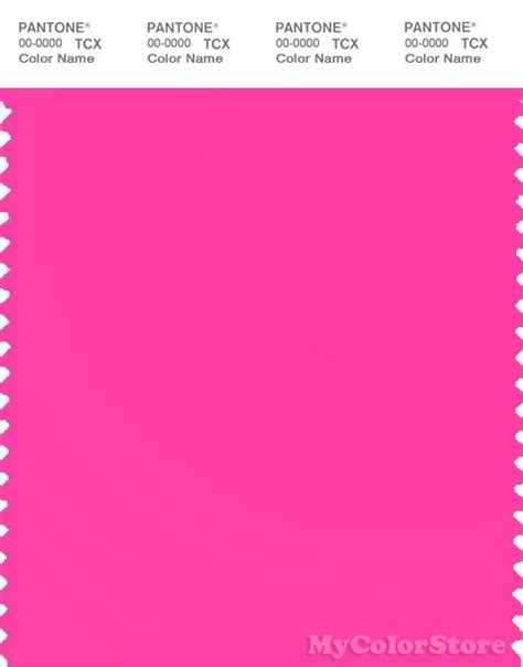 Pantone Smart 16 2130tn Color Swatch Card Pantone Knockout Pink