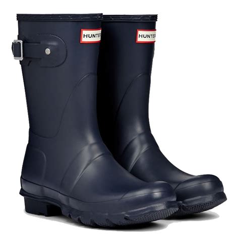 Hunter Original Short Rubber Womens Wellington Rain Boots Ebay
