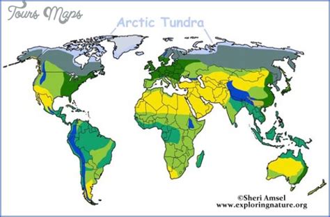 Map Of Arctic Tundra