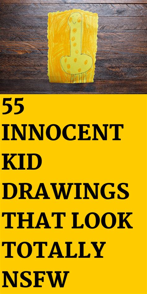 55 Innocent Kid Drawings That Look Totally Nsfw Artofit
