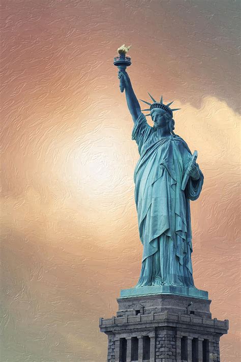 Liberty Enlightening The World Digital Art By Serge Averbukh Pixels