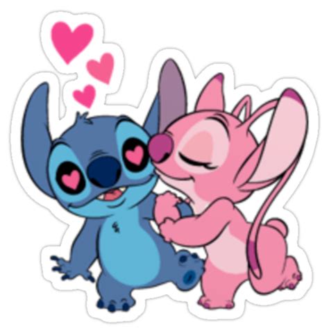 Stitch And Angel Png Png Image Collection