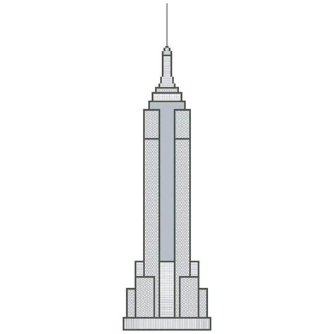 Empire State Building Original Cross Stitch Chart