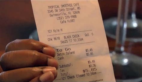 Florida Woman Stunned Shes Labeled Black Chick On Smoothie Receipt