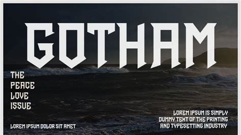 Gotham Font Download Free For Desktop And Webfont