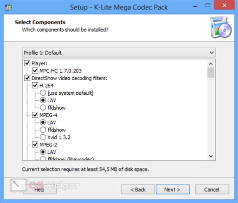 An update pack is available. K-Lite Codec Pack - кодеки для Windows 10 скачать бесплатно
