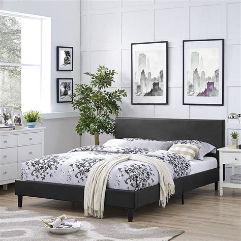 Anya Full Vinyl Bed Frame Las Vegas Furniture Store Modern Home