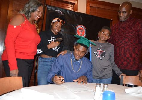 Brandon Bouyer Randle Celebrates Second Signing Day With Texas Tech