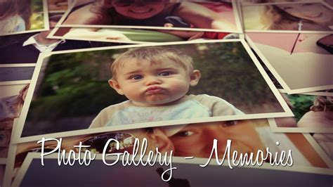 Download over 1564 free after effects templates! Photo Gallery - Memories - After Effects Template - YouTube