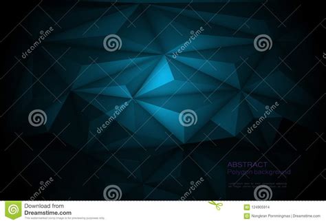 Vector 3d Geometric Polygon Line Triangle Pattern Shape Stock Vector