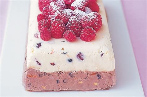 Use up leftover christmas pudding or cake with these decadent, boozy sundaes, drizzled with a chocolate orange sauce and finished with toasted chopped hazelnuts. Christmas Ice-cream Terrine Recipe - Taste.com.au