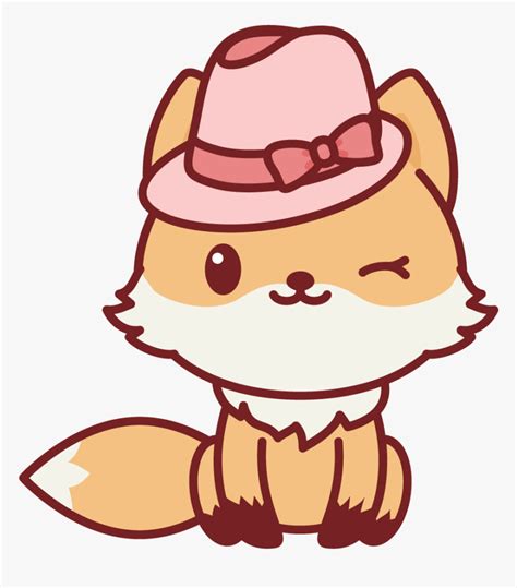 Cute Kawaii Fox Drawing Clip Art Library