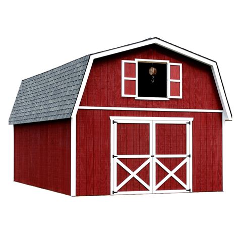 Shop Best Barns Roanoke Without Floor Gambrel Engineered Wood Storage