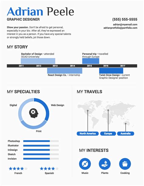 20 Infographic Resume Templates And Design Tips Venngage
