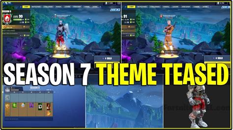 New Season 7 Theme Hints Teasers And More Fortnite Youtube