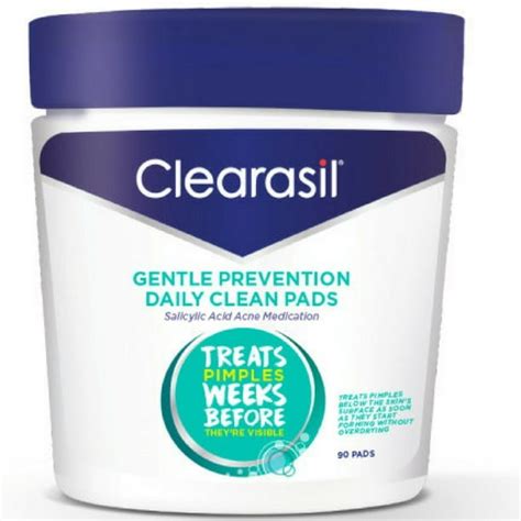 3 Pack Clearasil Gentle Prevention Daily Facial Cleansing Pads 90