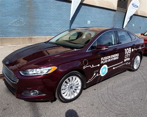 Ford Fusion Energi Plug In Hybrid Car 2013 New York City Flickr