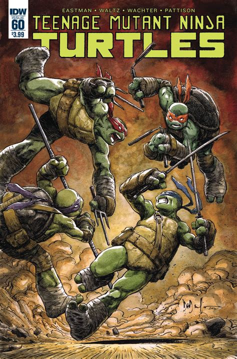 Teenage mutant ninja turtles is a series of comics created by peter laird and kevin eastman, following the exploits of a group of mutant turtles. Teenage Mutant Ninja Turtles #60 - IDW Publishing