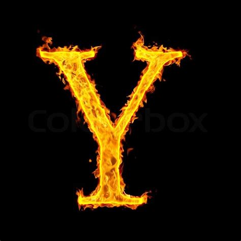 Download in under 30 seconds. Stock image of 'Y ,fire letter' in 2021 | Fire letters, Lettering ...