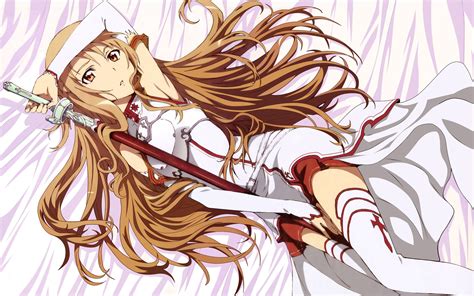 Best Anime Backgrounds With Cartoon Girl Images Asuna Yuuki Sword Art Online Hd Wallpapers