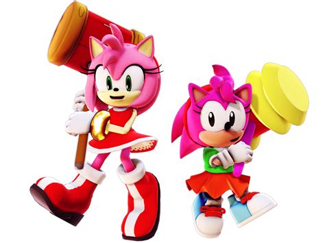 Mmd Amy Rose And Rosy The Rascal By Yelenbrownraccoon On Deviantart