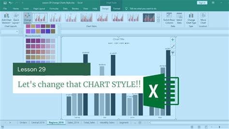 How To Change The Chart Styles In Excel Excel Tips Tricks YouTube