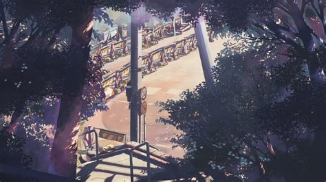 Trees 5 Centimeters Per Second Artwork Makoto Shinkai Anime