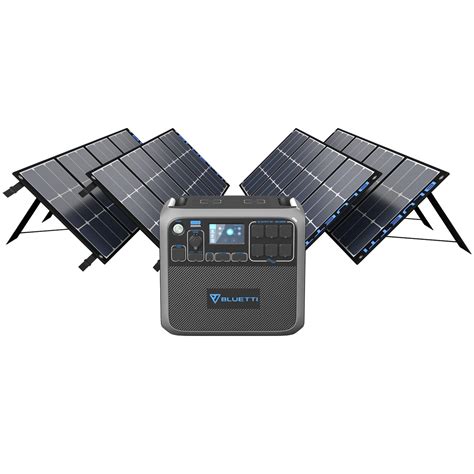 Buy Bluetti Ac200p Portable Power Station With Solar Panel Included