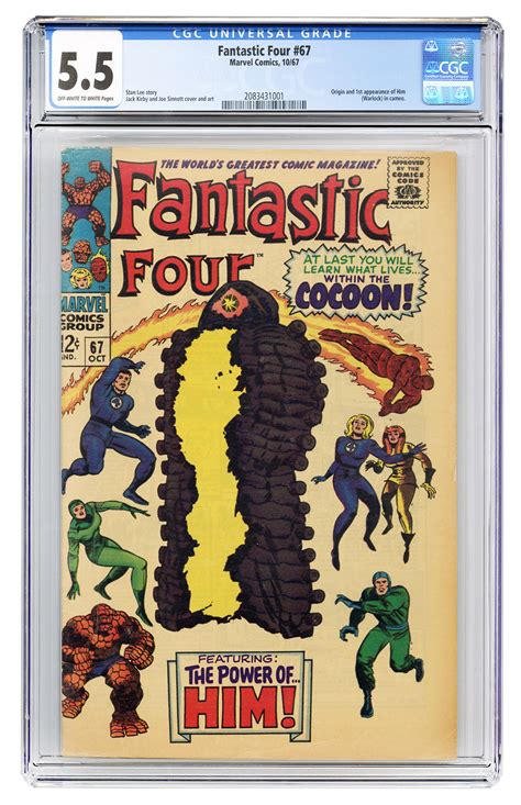 Lot Detail Fantastic Four 67 Marvel Comics 1967 Cgc 55 Graded Cop
