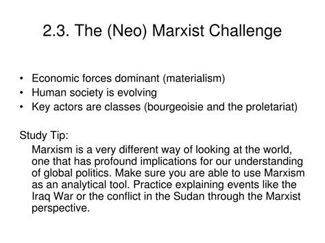 Ppt 23 The Neo Marxist Challenge Powerpoint Presentation Free