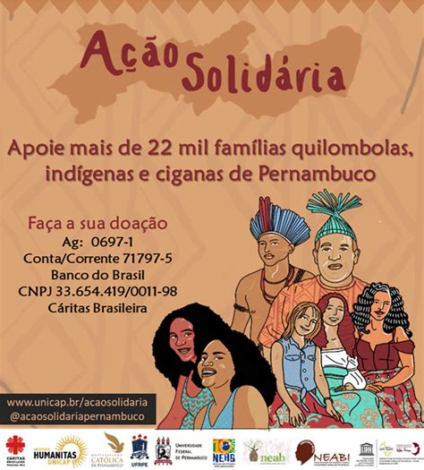 Ação Solidária Apoie Mais De 22 Mil Famílias Quilombolas Indígenas E Ciganas De Pernambuco