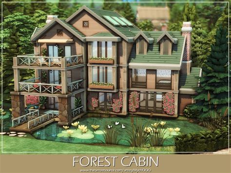 🌺 𝑀𝓎𝒸𝒽𝓆𝓆𝓆 🌺 Forest Cabin No Cc Sims 4 Updates ♦ Sims 4 Finds