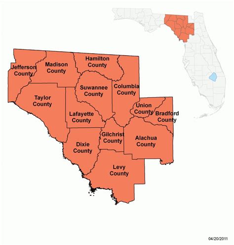 Maps Of Central Florida Counties And Travel Information Download