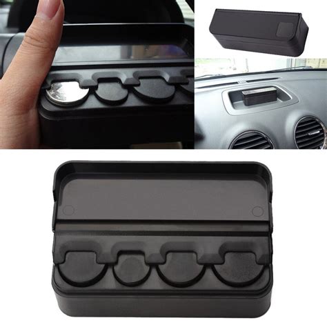 Car Interior Coin Case Auto Storage Box Holder Container Organizer