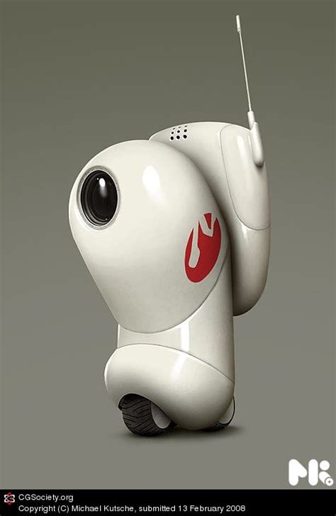 Discobot By Michael Kutsche 2d Cgsociety Concepto Creativo
