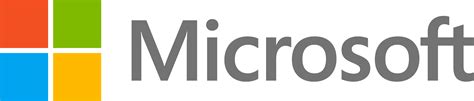 Microsoft Logo Png Transparent Image Download Size 3447x737px